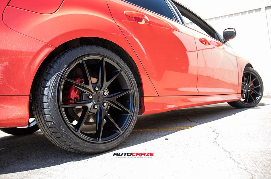 FORD FOCUS  5 STUD  MISANO MATTE BLACK
